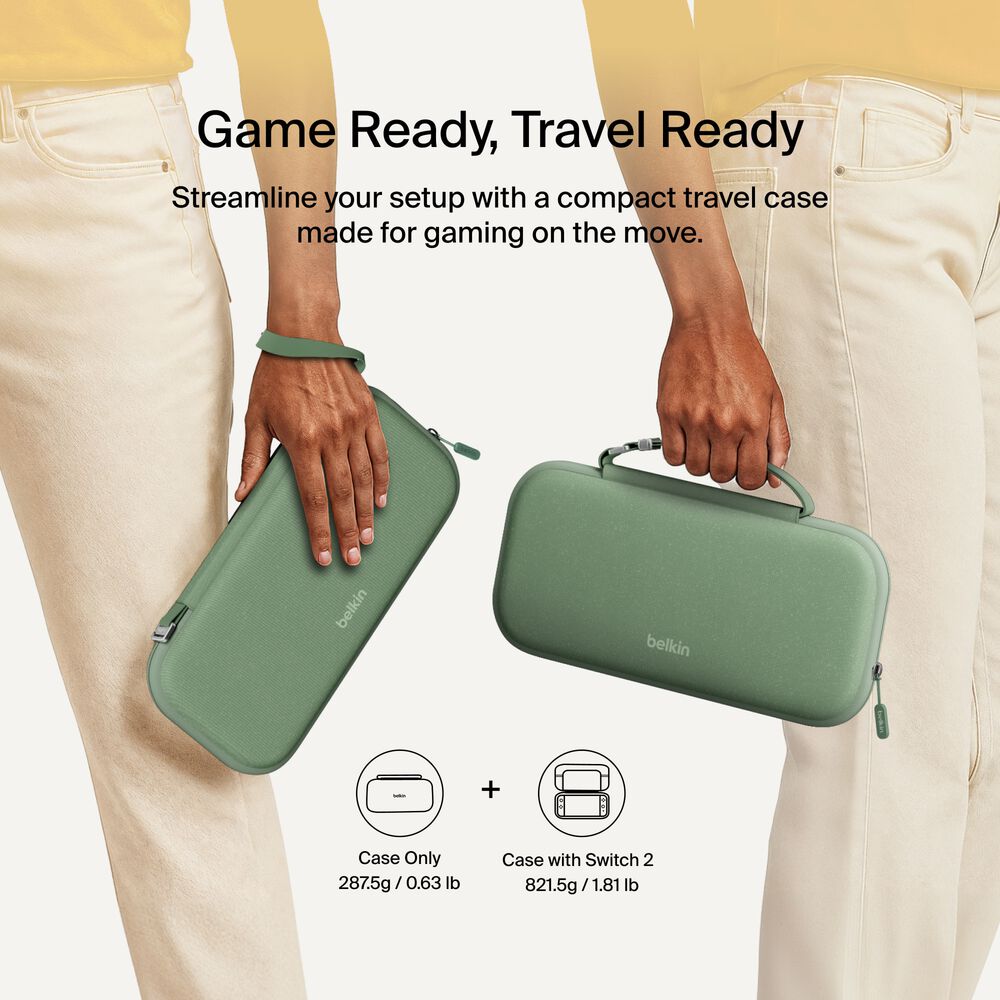 Travel Case for Nintendo Switch 2, Pistachio Green, hi-res