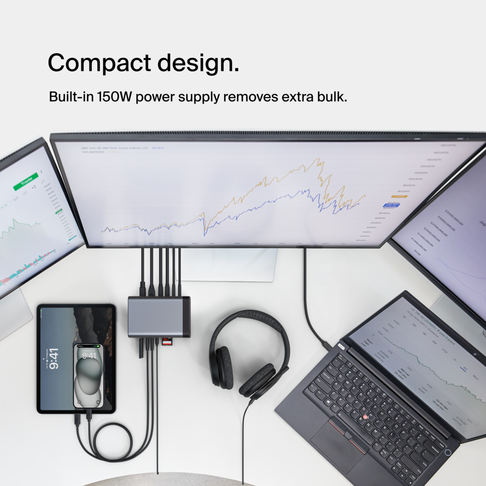 Belkin Connect USB-C Dock - Thumbnail 5
