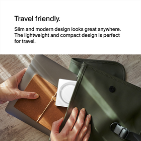 2-in-1 Wireless Charging Pad with Official MagSafe Charging 15W, White, hi-res