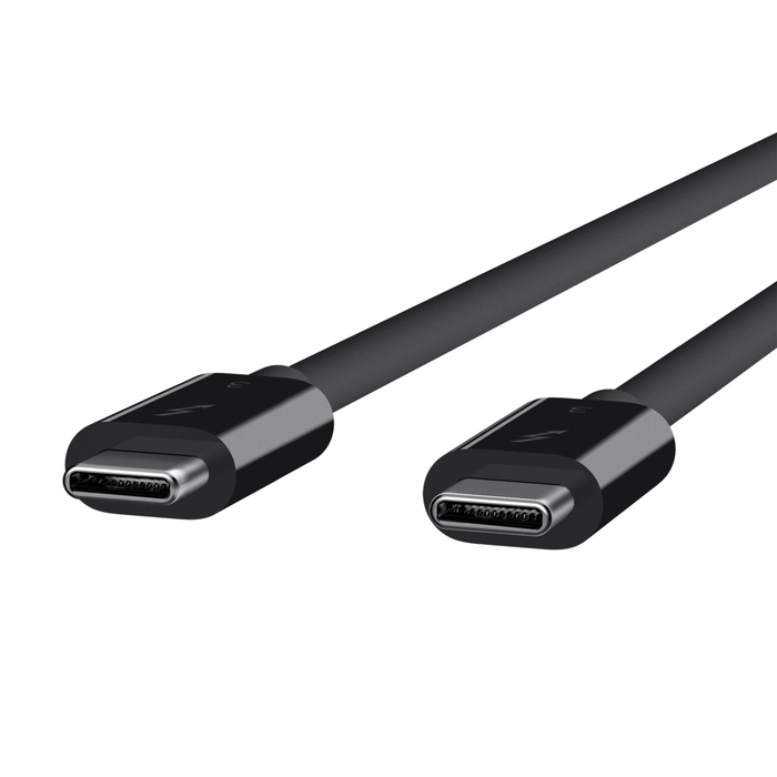 Thunderbolt 3 Cable (USB-C to USB-C, 100W), Schwarz, hi-res