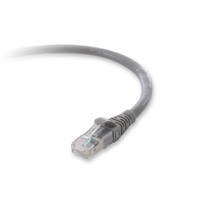 CAT6a Snagless Patch Cord, Gray, hi-res