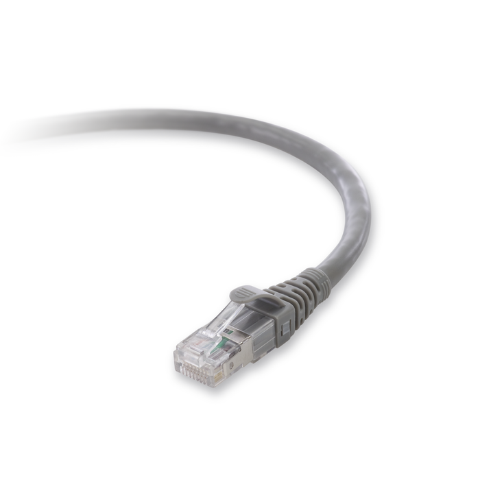 CAT6a Snagless Patch Cord, Gray, hi-res