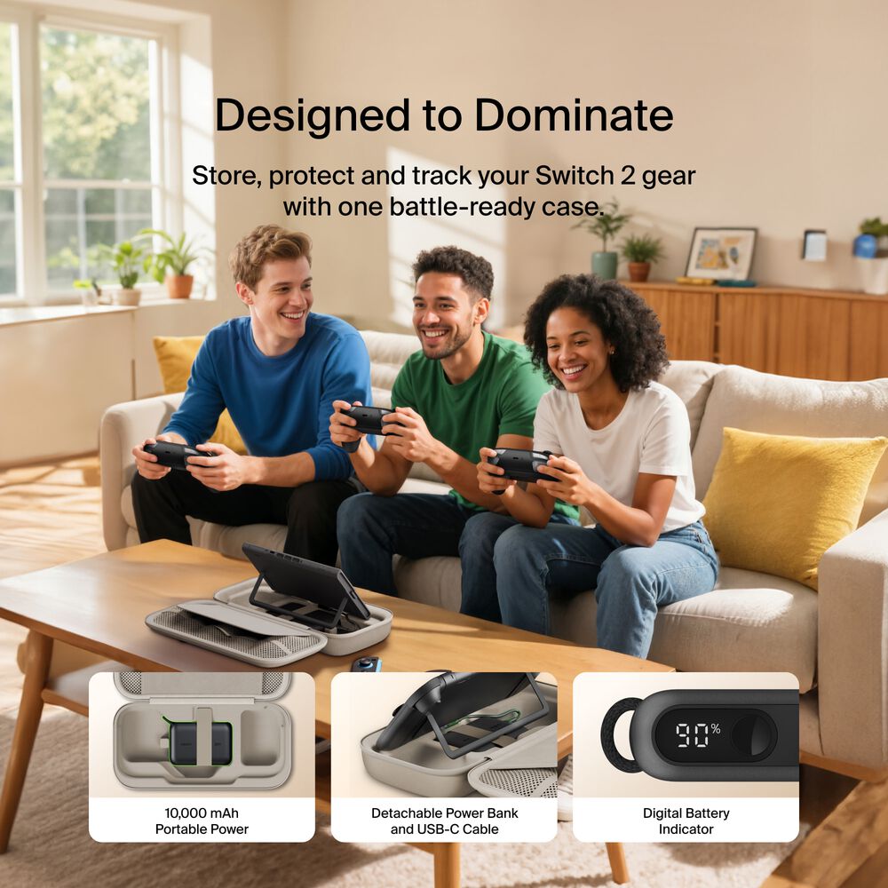 Charging Case for Nintendo Switch 2, Sand, hi-res