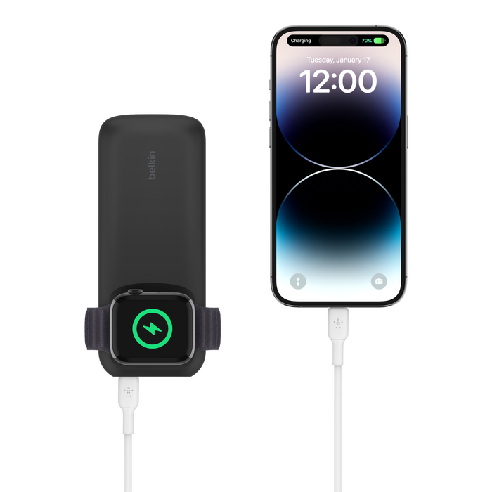 二合一快速无线充电 + 移动电源 10K (适用于Apple Watch, AirPods Pro (2nd Gen) 及 iPhone), , hi-res