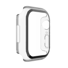 TemperedCurve 2-in-1 Treated Screen Protector + Bumper for Apple Watch Series 8/7, Clear, hi-res