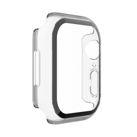 TemperedCurve 2-in-1 Treated Screen Protector + Bumper for Apple Watch Series 8, Clear, hi-res