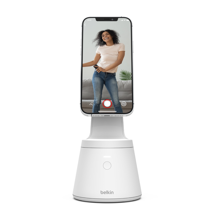 Magnetic Phone Mount with Face Tracking, 白色的, hi-res