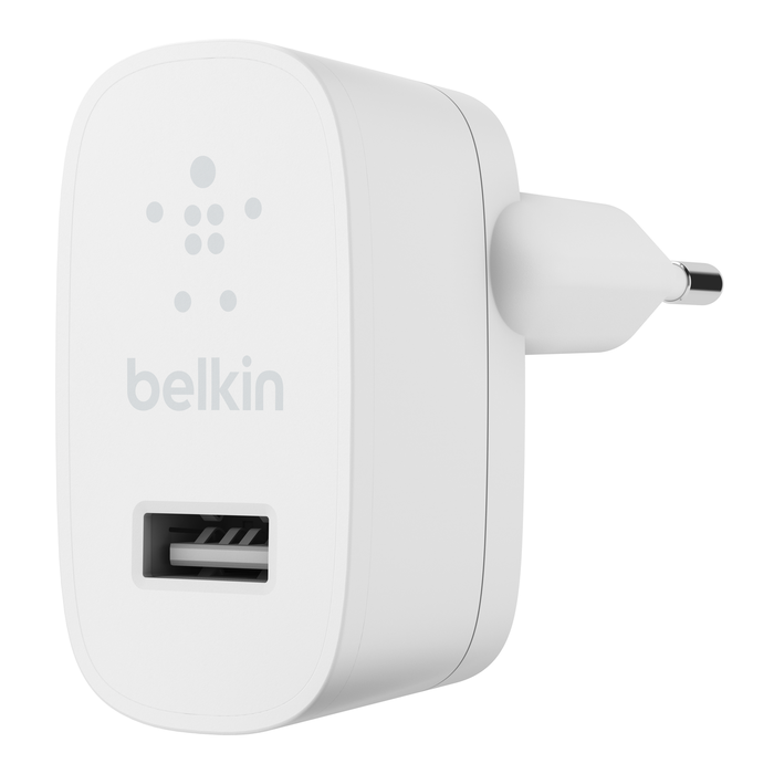Caricabatteria da parete USB-A (12 W), Bianco, hi-res