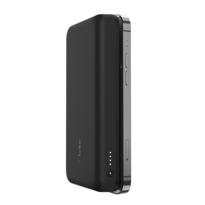 Chargeur sans fil portable magnétique 10K, Noir, hi-res