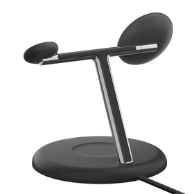 3-in-1 Magnetic Wireless Charging Stand with Qi2 15W, MagSafe-compatible |  Belkin US
