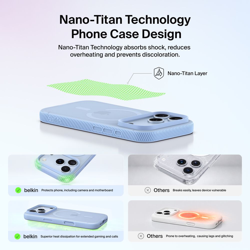 Grip Series Case for iPhone 18 Pro / iPhone 17 Pro, Light Blue, hi-res