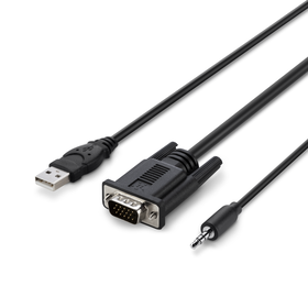 VGA to HDMI SKVM Combo Cable, Black, hi-res