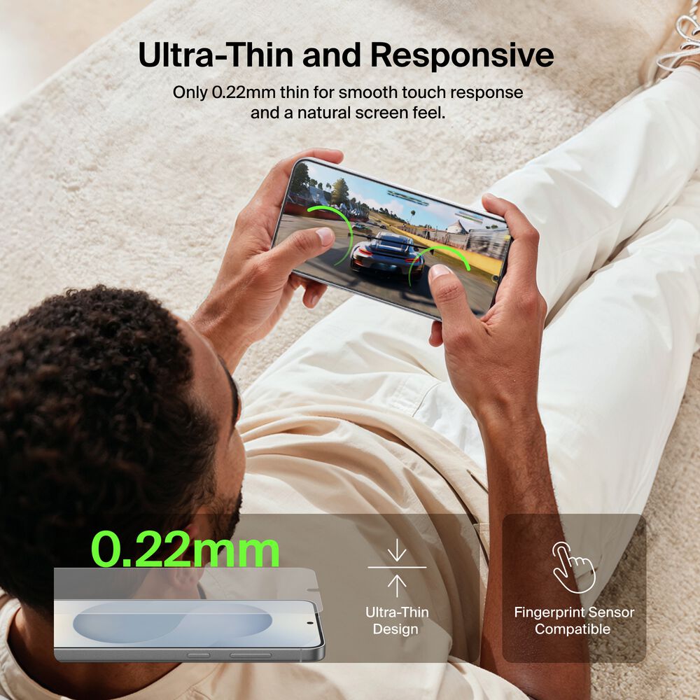 Titan SmartShield Anti-Reflective Screen Protector for Samsung Galaxy S26, , hi-res