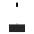 USB-C-multimedia-adapter, Zwart, hi-res