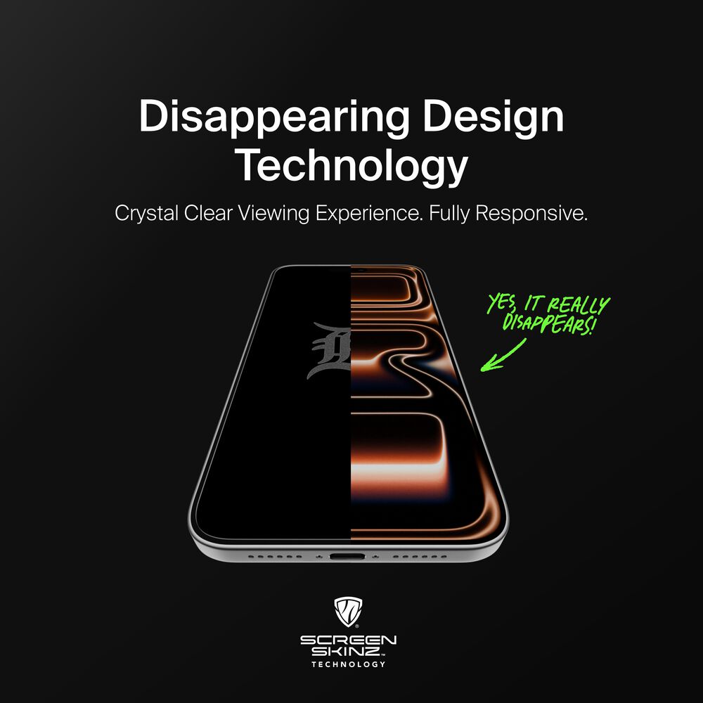 Detroit Tigers Custom Glass Screen Protector, , hi-res