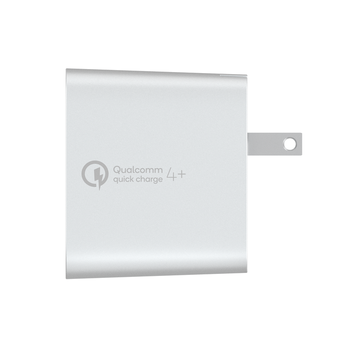 USB-C 家用充電器 + 線纜附 Quick Charge™ 4+, 银白, hi-res