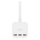 3-Outlet Power Cube with 5-Foot Cord and USB-A Ports, , hi-res