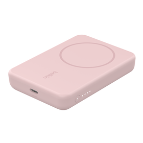 磁吸无线移动电源 5K+支架, Blush Pink, hi-res