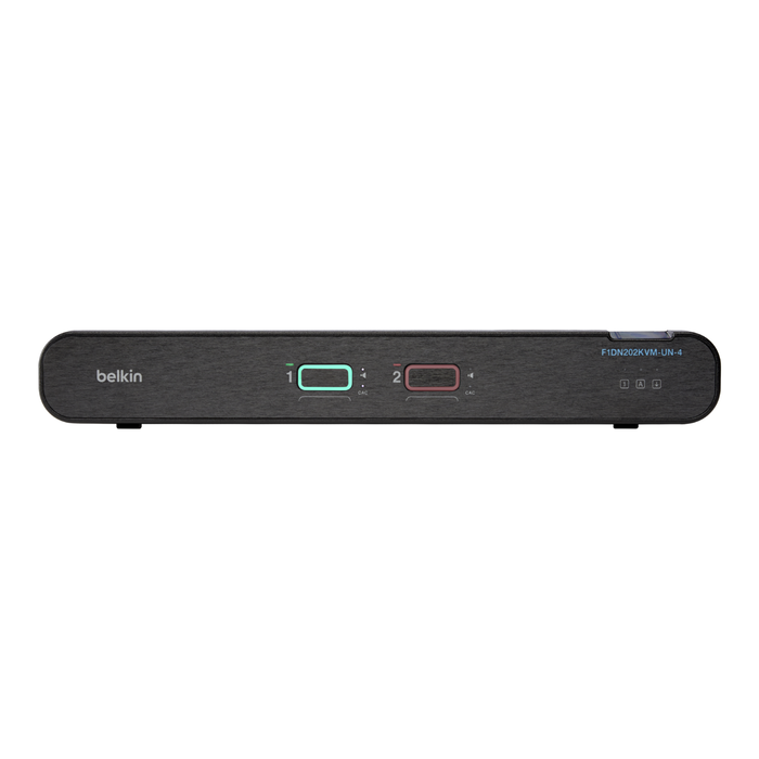 Universal Secure KVM Switch, 2-Port Dual Head w/ CAC