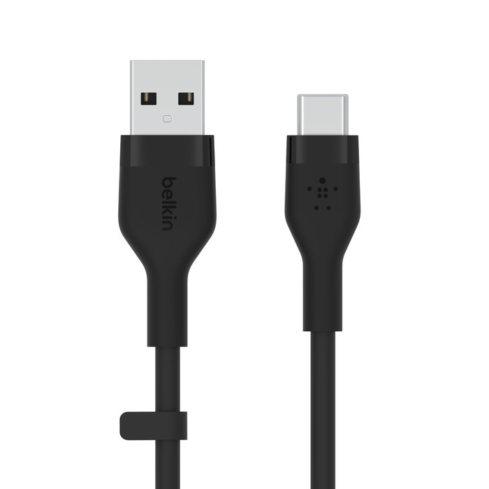 USB-A to USB-C Cable, Black, hi-res