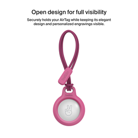 Secure AirTag Holder with Strap, AirTag Luggage Tag | Belkin US