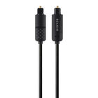 C&acirc;ble audio optique numérique avec adaptateur, Noir, hi-res