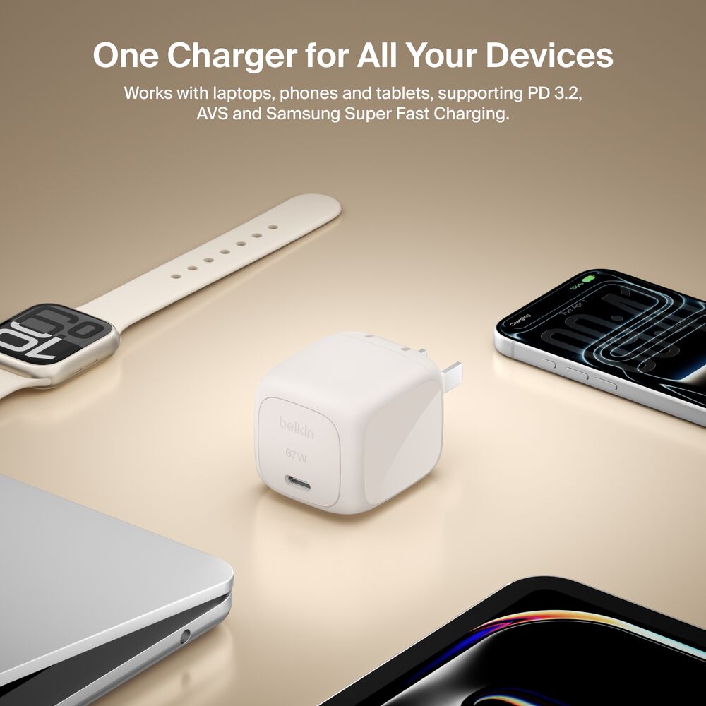 GaN Wall Charger 67W, , hi-res