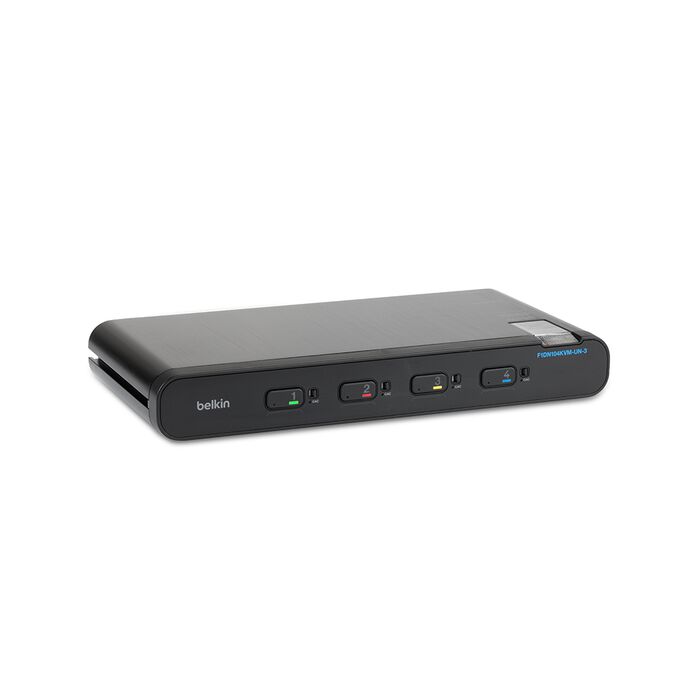 Belkin Universal Secure KVM Switch, 4 Port, Single Head | Belkin ID