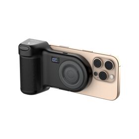 Magnetic Charging Camera Grip with Power Bank, Charcoal, hi-res