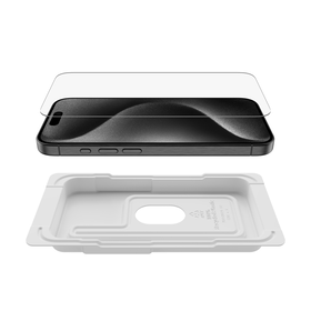 TemperedGlass Treated Screen Protector for iPhone 15 Pro, , hi-res