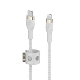 USB-C&reg;-kabel met Lightning-connector, Wit, hi-res