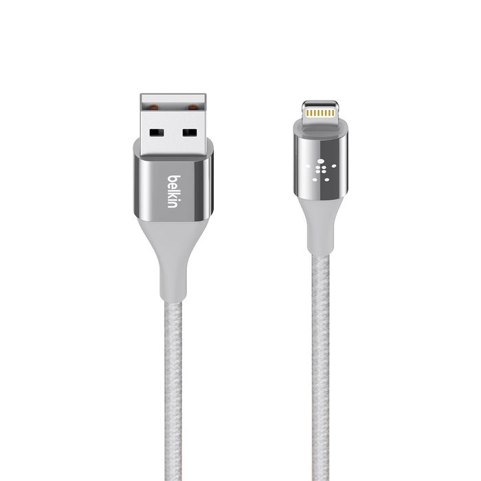 Mixit DuraTek™ Lightning to USB Cable, Silver, hi-res