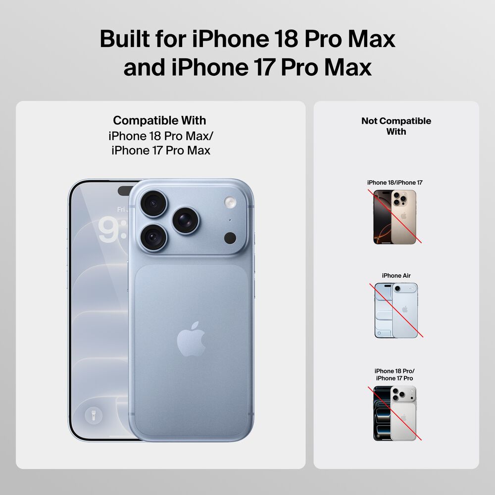 Anti-Reflective Screen Protector for iPhone 18 Pro Max / iPhone 17 Pro Max, , hi-res