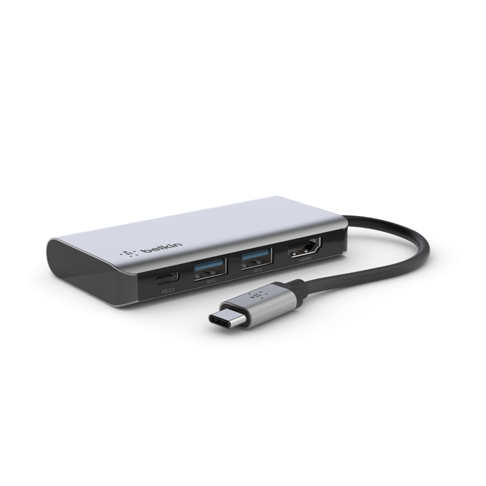 USB-C PD 4-in-1 Adapter Hub, 4K HDMI | Belkin |