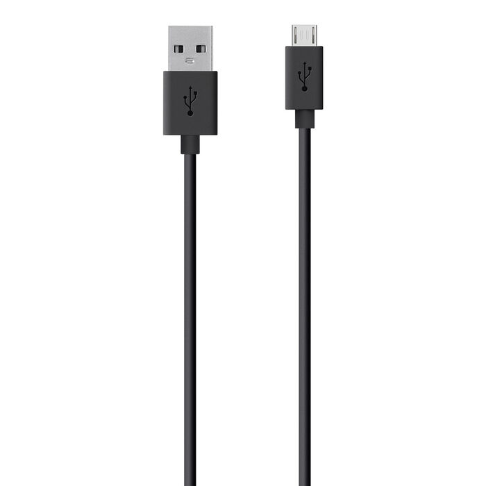 Câble de recharge et de synchronisation micro-USB vers USB, Noir, hi-res