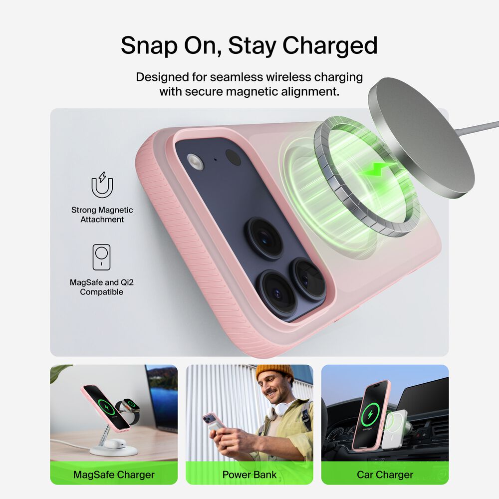 Grip Series Case for iPhone 17 Pro Max, Pink, hi-res