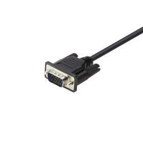 Modular VGA Dual-Head Host Cable 6 ft., Black, hi-res