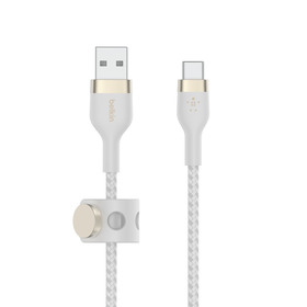 USB-A-USB-C&reg; 케이블, 하얀색, hi-res