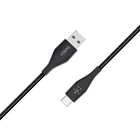 Plus USB-C to USB-A Cable with Strap, Black, hi-res