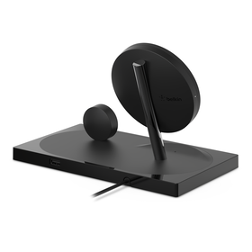 BOOST↑UP™ Special Edition Wireless Charging Dock for iPhone + Apple Watch + USB-A port, Black, hi-res