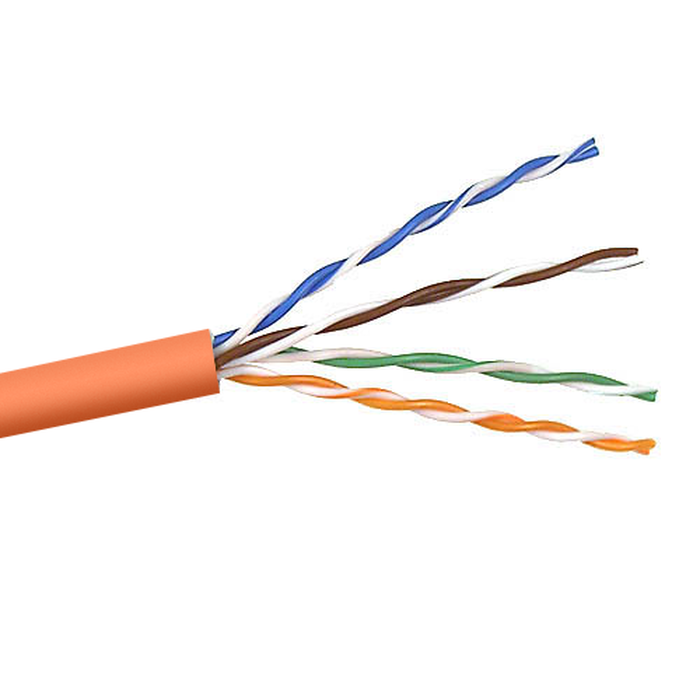 CAT5e Stranded Bulk Cable, Orange, hi-res