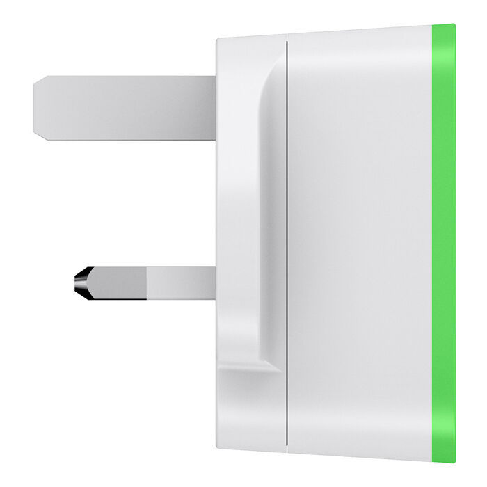 12W USB-A Wall Charger + Lightning to USB-A Cable, White, hi-res