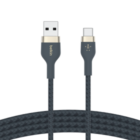 USB-A to USB-C Cable 15W, Blue, hi-res