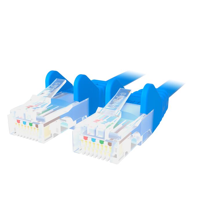Belkin 5ft Cat6 Premium Snagless Patch Cable RJ45 M/M Blue - patch cable - ethernet - 5 ft - blue - RJ-45 Male Network - RJ-45 Male Network - 5ft - Blue Belkin 5ft Cat6 Premium Snagless Patch Cable RJ45 M/M Blue - patch cable - ethernet - 5 ft - blue - RJ-45 Male Network - RJ-45 Male Network - 5ft - Blue