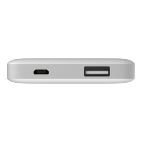 Pocket Power 5K Power Bank (aka Portable Charger), Silver, hi-res