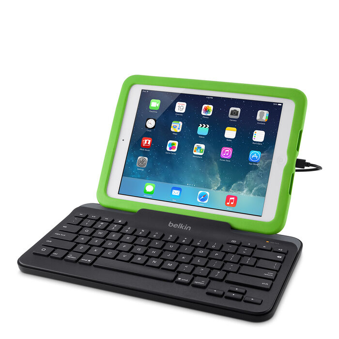 Wired Tablet Keyboard w/ Stand for iPad (Lightning Connector), , hi-res