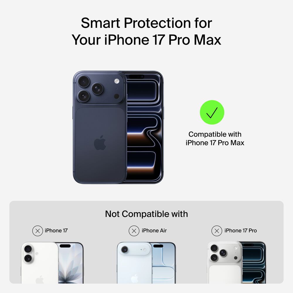 Grip Series Case for iPhone 17 Pro Max, Black, hi-res
