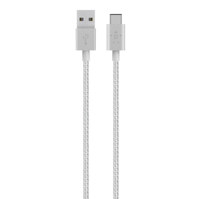 MIXIT↑™ Metallic USB-C to USB-A 충전 케이블, Silver, hi-res