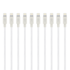 Metallic Lightning to USB Cable, 10-Pack, White, hi-res