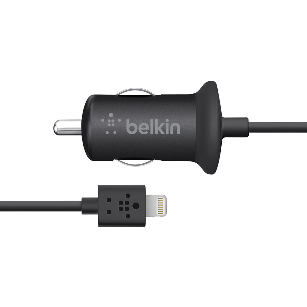 Car Charger with Lightning Connector 10 Watt 2.1 Amp by Belkin